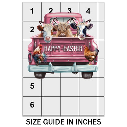 Happy Easter Cows DTF