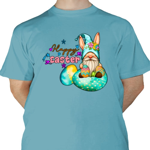 Easter Teal Gnome DTF