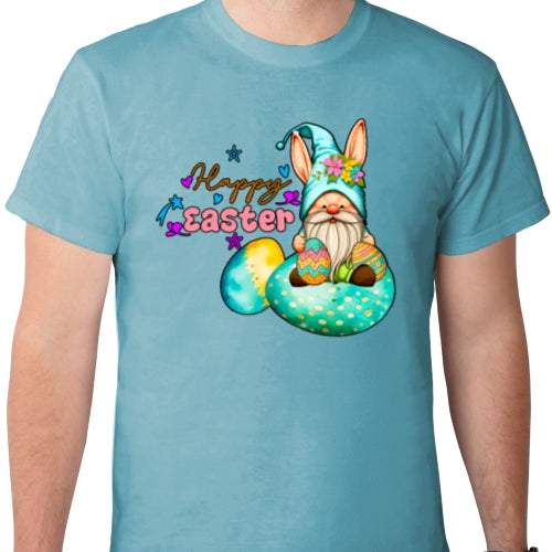 Easter Teal Gnome DTF