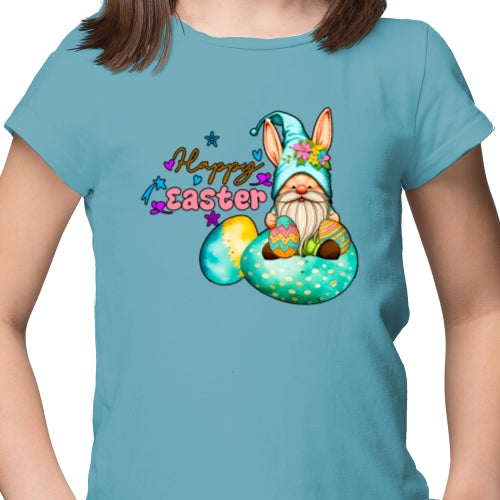 Easter Teal Gnome DTF