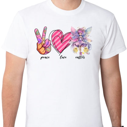 Peace Love Easter Fairy Sublimation