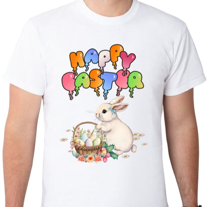 Balloon Happy Easter Rabbit Sublimation