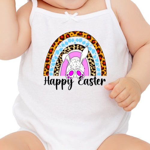 Happy Easter Cheetah Rainbow Sublimation