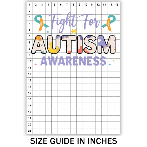 Fight For Autism Awareness Sublimation