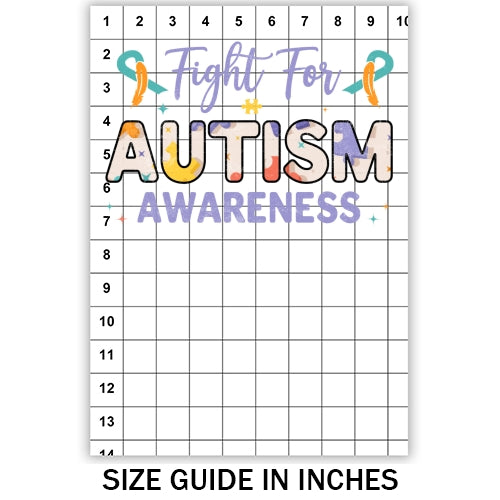 Fight For Autism Awareness Sublimation