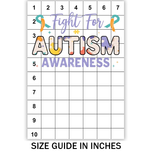 Fight For Autism Awareness Sublimation