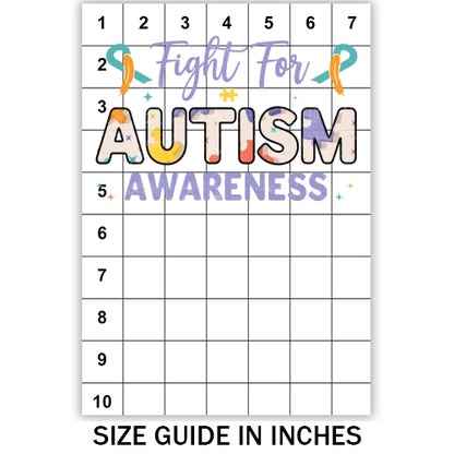 Fight For Autism Awareness Sublimation