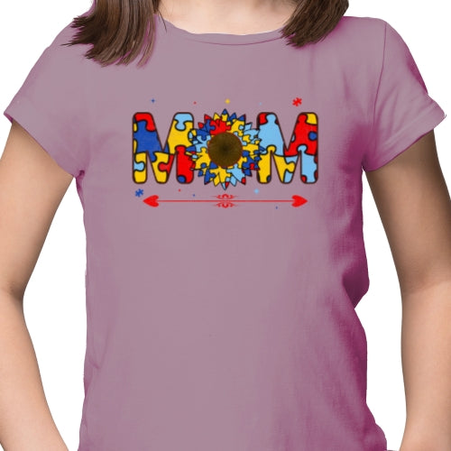 Mom Sunflower Autism DTF