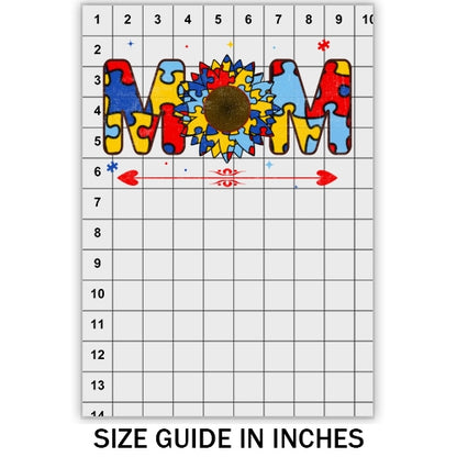 Mom Sunflower Autism DTF