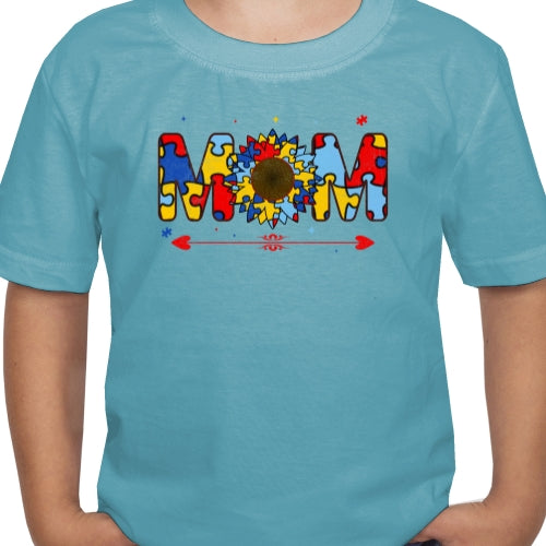 Mom Sunflower Autism DTF