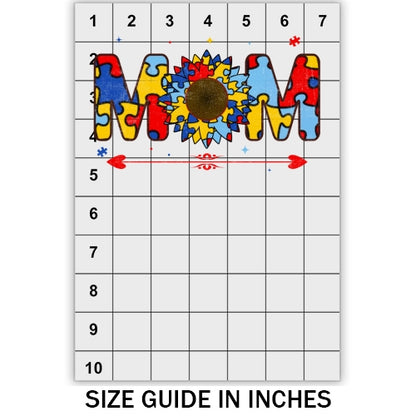 Mom Sunflower Autism DTF
