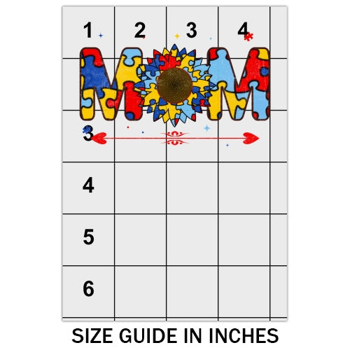 Mom Sunflower Autism DTF