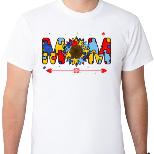 Mom Sunflower Autism Sublimation