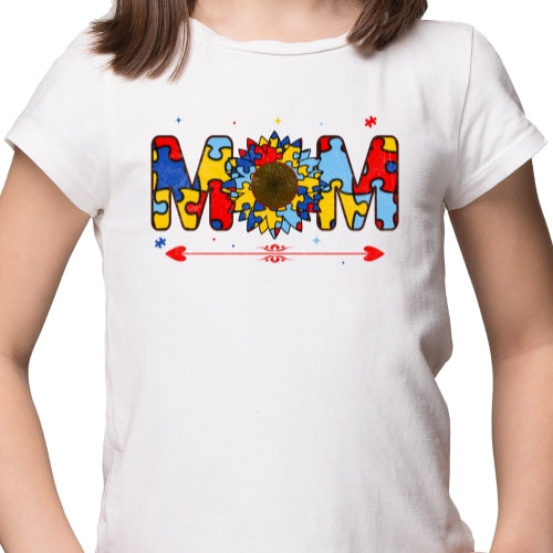 Mom Sunflower Autism Sublimation