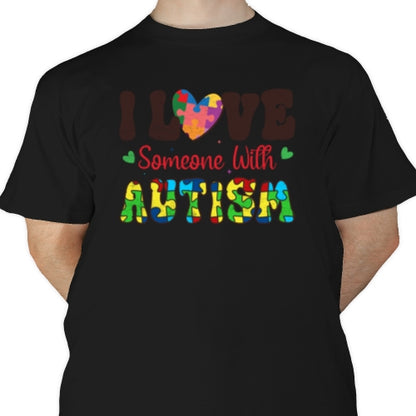 I Love Someone With Autism DTF