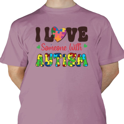 I Love Someone With Autism DTF