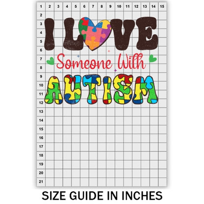 I Love Someone With Autism DTF