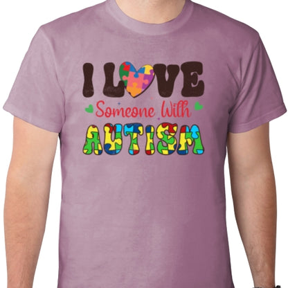 I Love Someone With Autism DTF