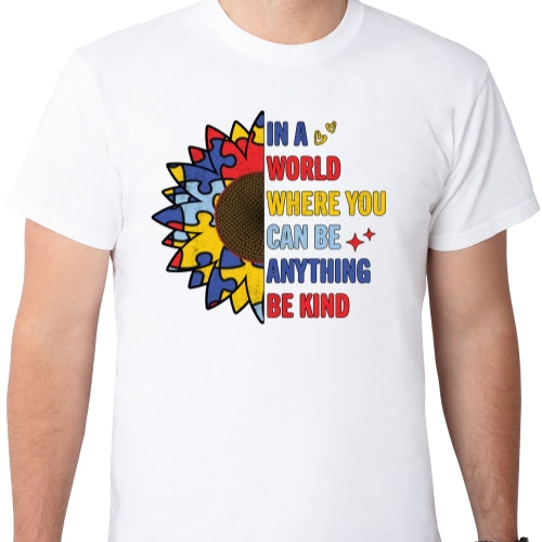 Be Kind Autism Sublimation