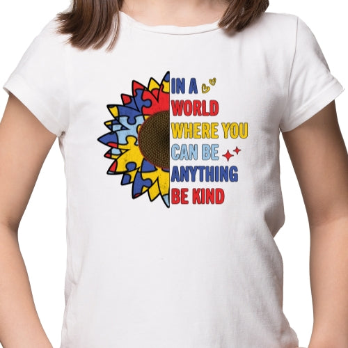 Be Kind Autism Sublimation