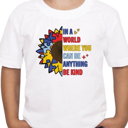 Be Kind Autism Sublimation