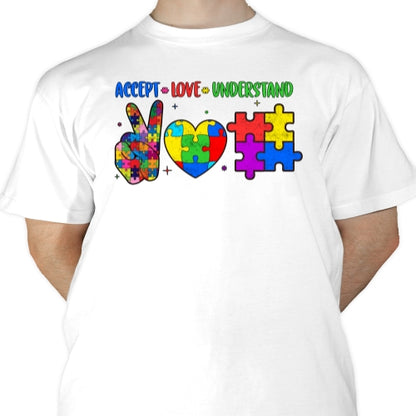 Accept Love Understand Autism Sublimation