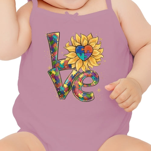 Love Autism Sunflower DTF