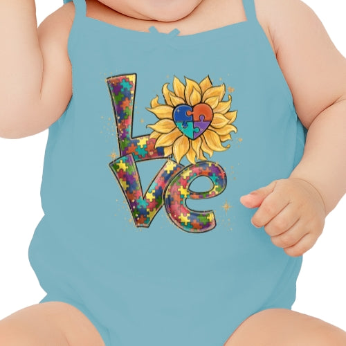 Love Autism Sunflower DTF