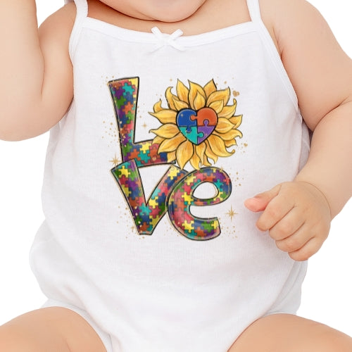 Love Autism Sunflower Sublimation