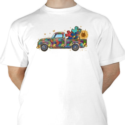 Autism Truck Sublimation