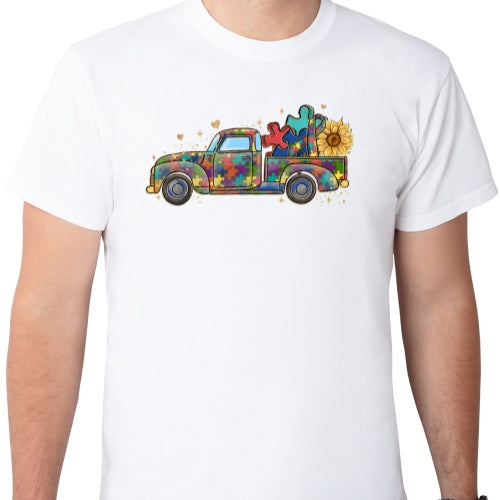 Autism Truck Sublimation