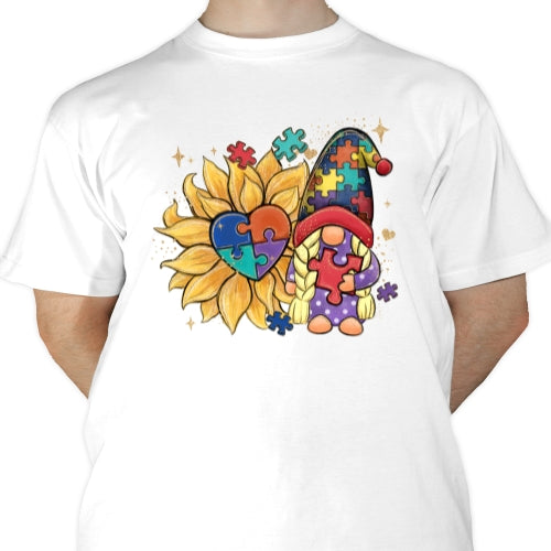 Autism Sunflower Gnome Sublimation