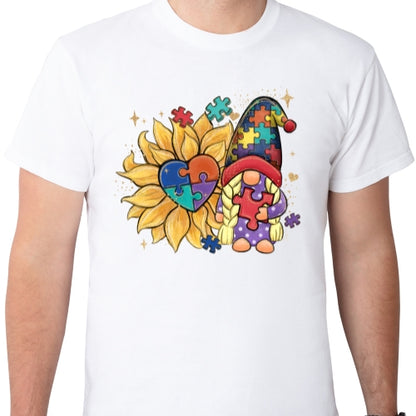 Autism Sunflower Gnome Sublimation