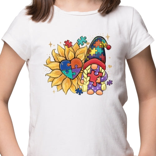 Autism Sunflower Gnome Sublimation