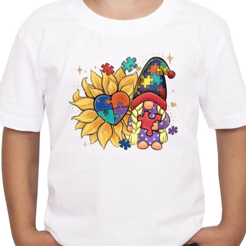 Autism Sunflower Gnome Sublimation