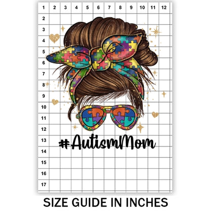 Retro Autism Mom Sublimation