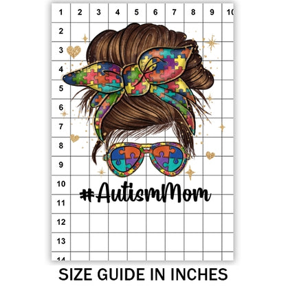 Retro Autism Mom Sublimation