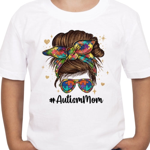 Retro Autism Mom Sublimation