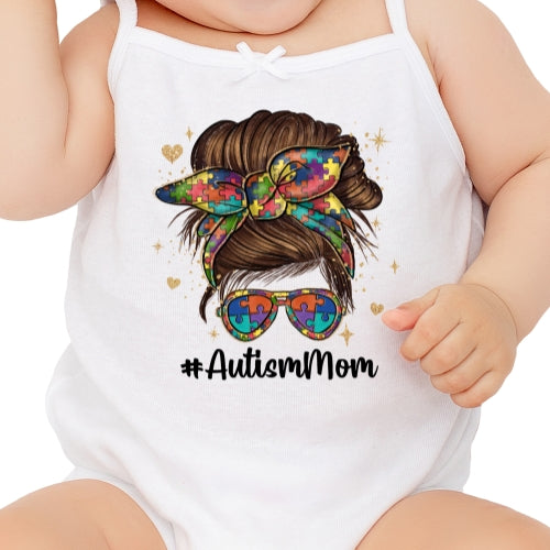 Retro Autism Mom Sublimation