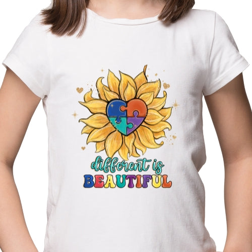 Autism Is Different And Beautiful Sublimation