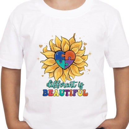 Autism Is Different And Beautiful Sublimation