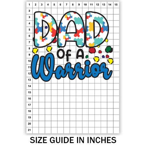 Dad Of A Warrior Sublimation