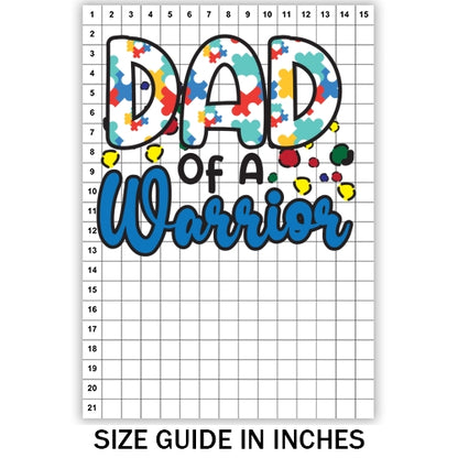 Dad Of A Warrior Sublimation