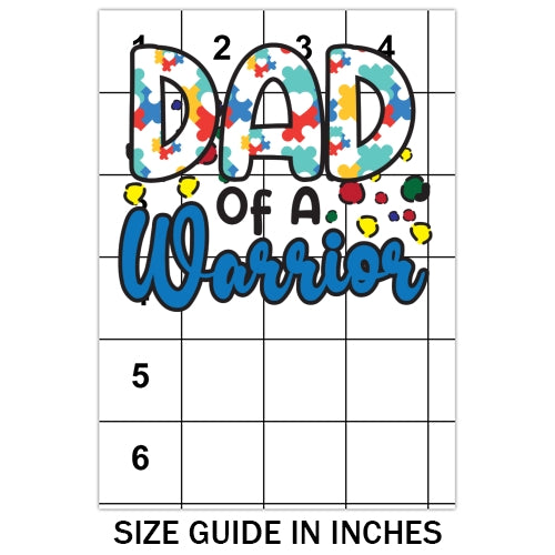 Dad Of A Warrior Sublimation