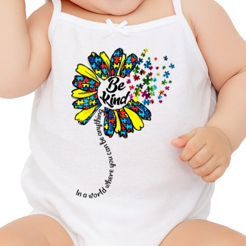 Autism Sunflower Be Kind Sublimation