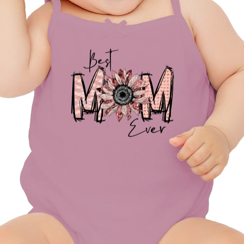 Best Mom Ever Pink Sunflower DTF