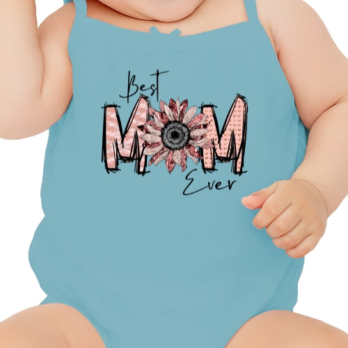 Best Mom Ever Pink Sunflower DTF