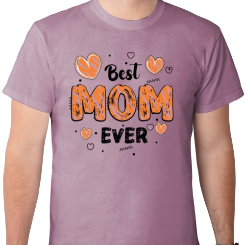 Best Mom Ever Hearts DTF