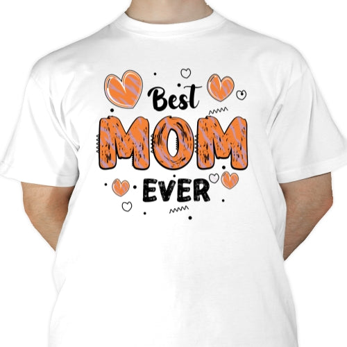 Best Mom Ever Hearts Sublimation