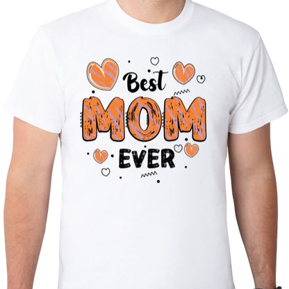 Best Mom Ever Hearts Sublimation